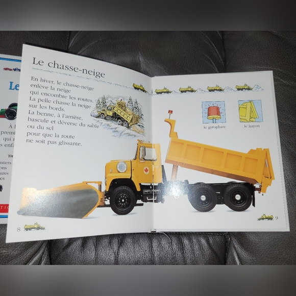 French Children's Books Transportation Themed Les Voitures Les Camions Ages 3+ - Picture 8 of 8